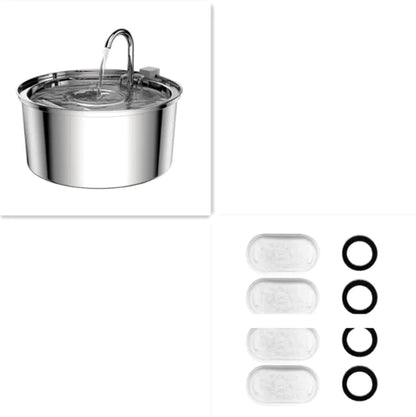 FEF 3.2 L Stainless Steel Automatic Pet Water Fountain