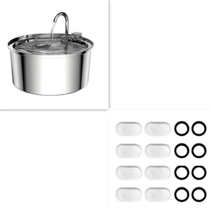 FEF 3.2 L Stainless Steel Automatic Pet Water Fountain